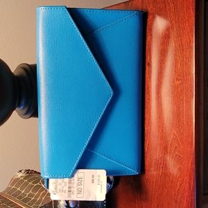 Neiman Marcus turquoise wallet with removable insert